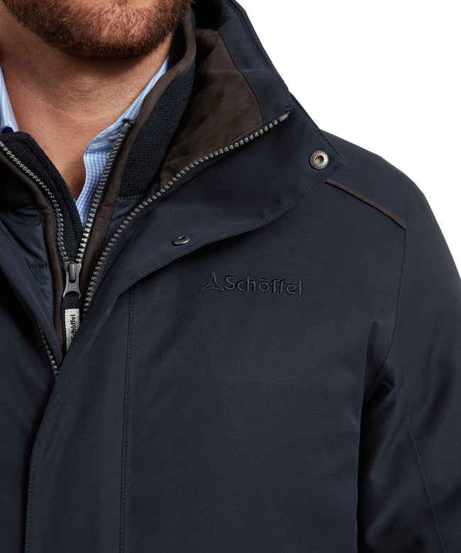 Whitton Waterproof Coat Navy