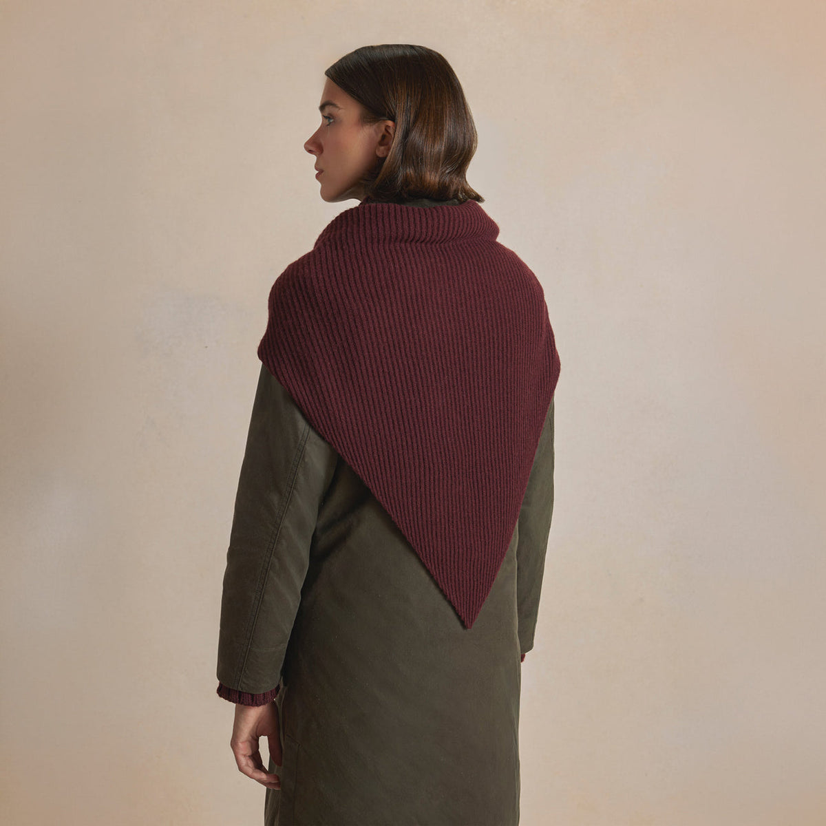 Heidi Port wool Scarf