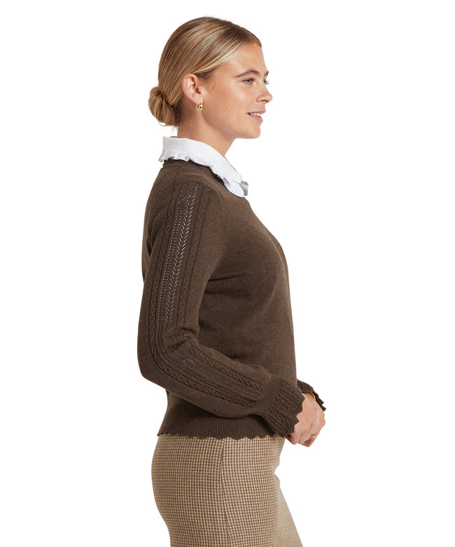 Leyburn Jumper Chocolate