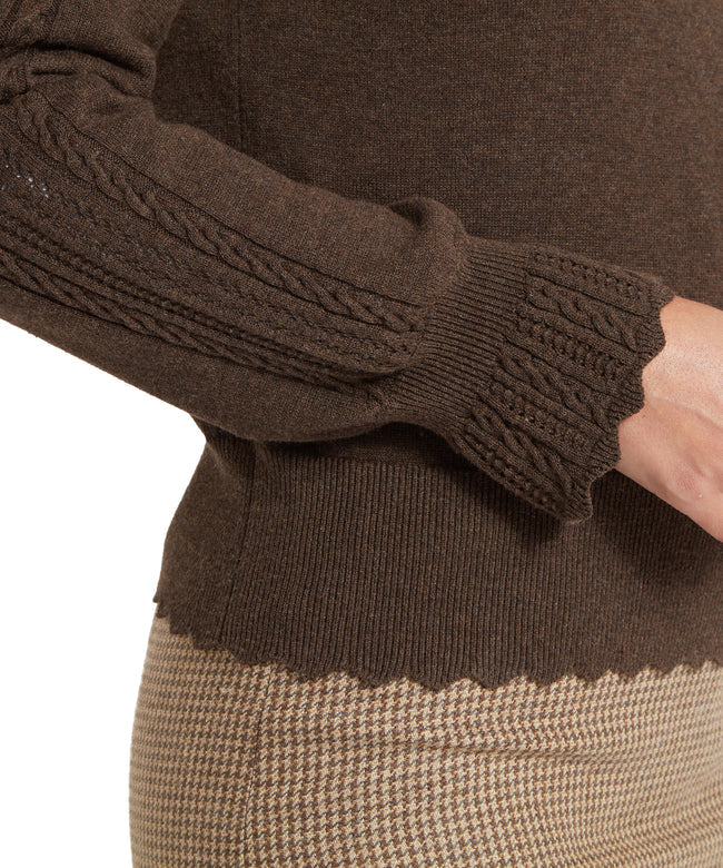 Leyburn Jumper Chocolate