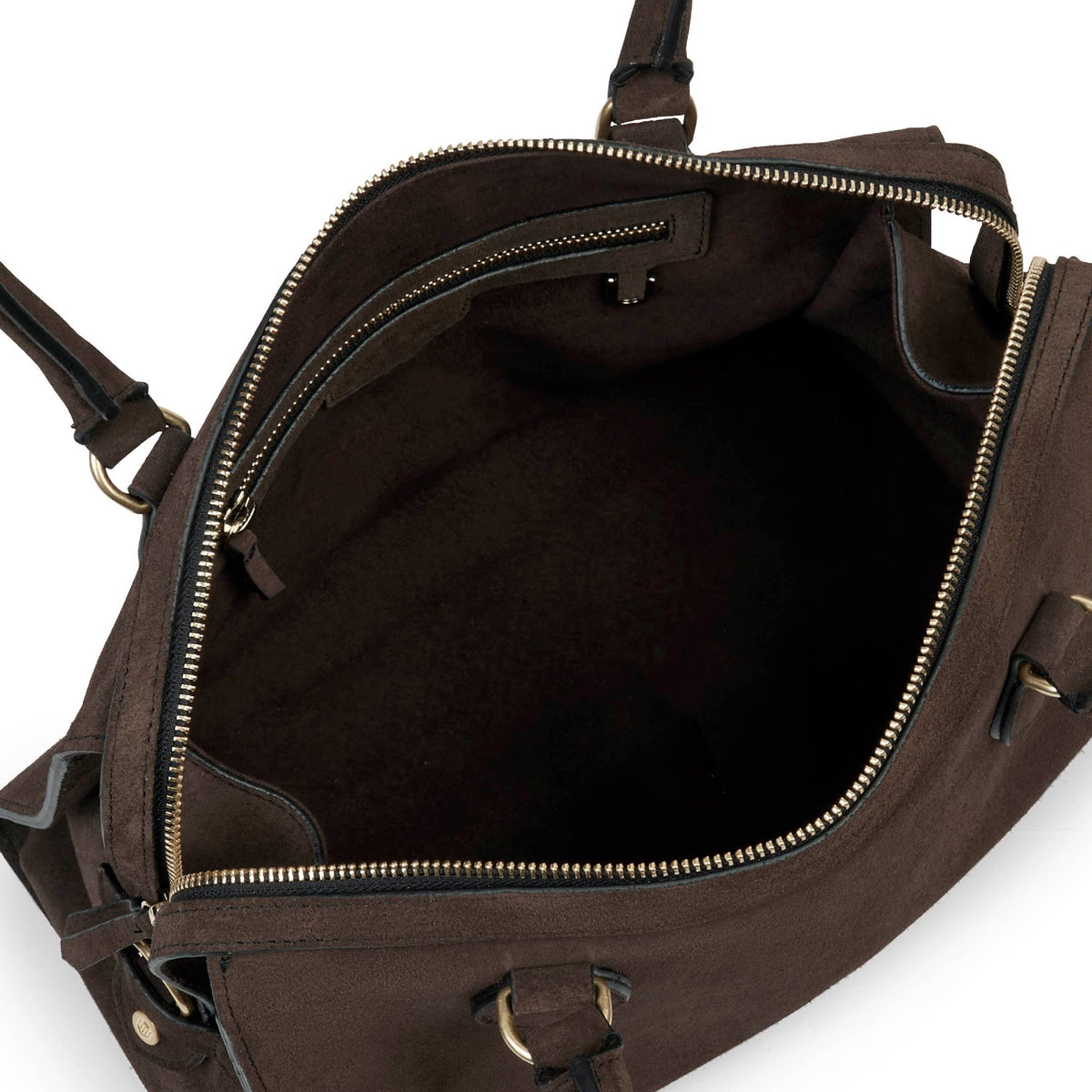 Kew Chocolate suede · Handbag