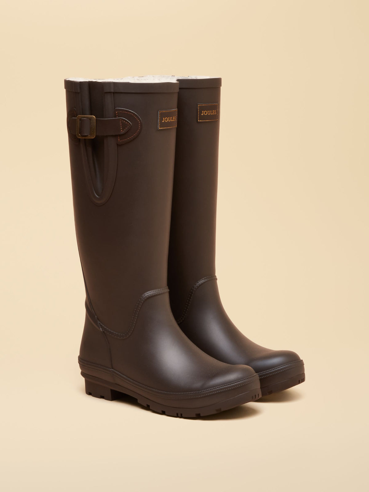 Houghton Chocolate Brown Faux Fur Lined Tall Welli