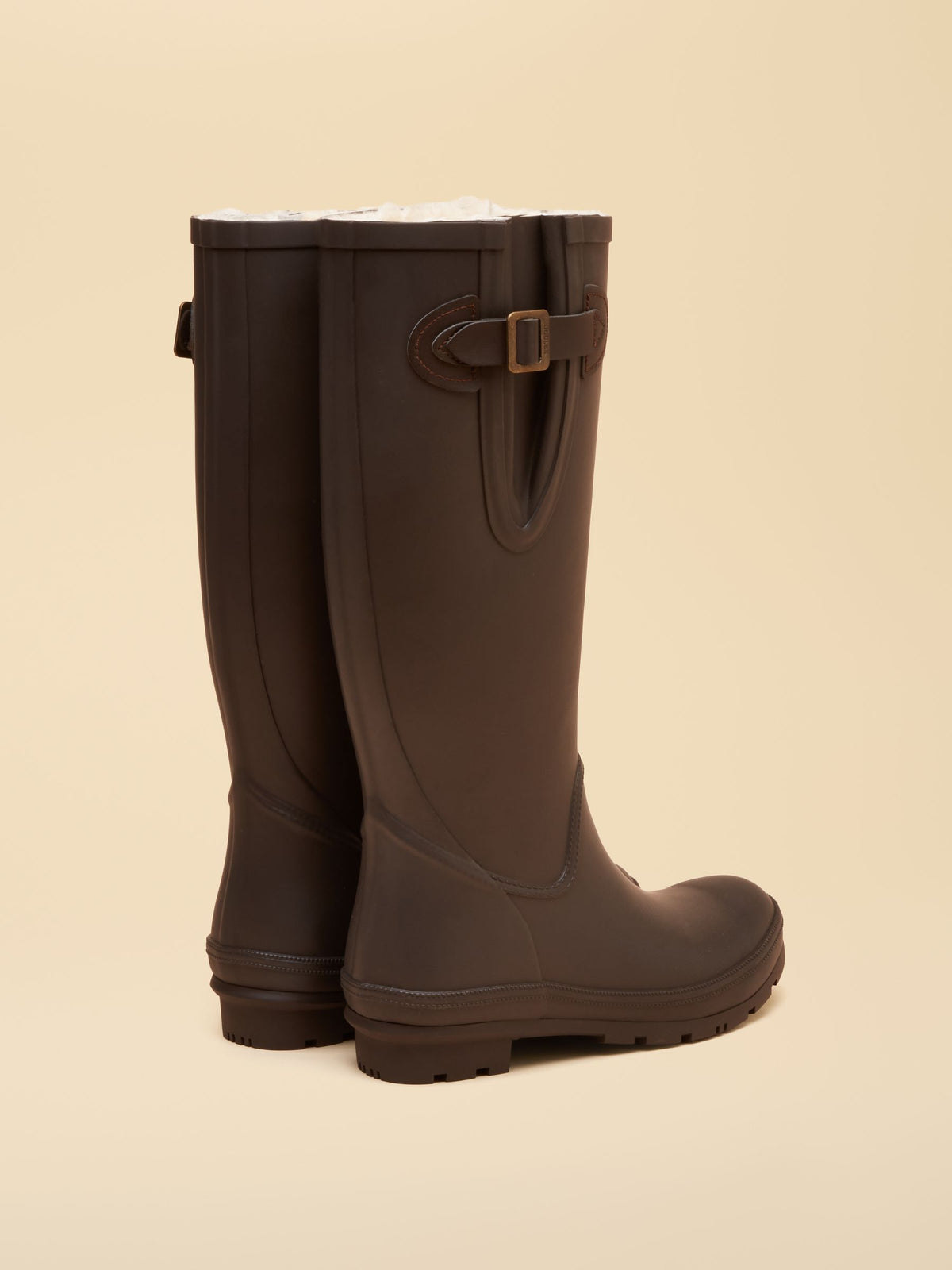 Houghton Chocolate Brown Faux Fur Lined Tall Welli