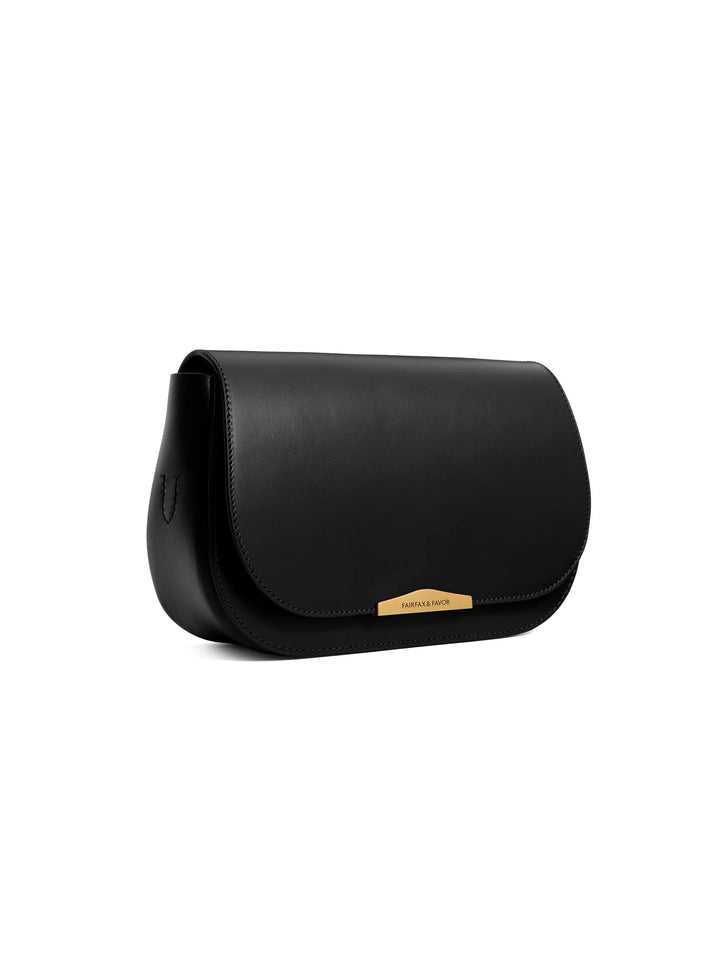 Rye Black Leather Crossbody Bag