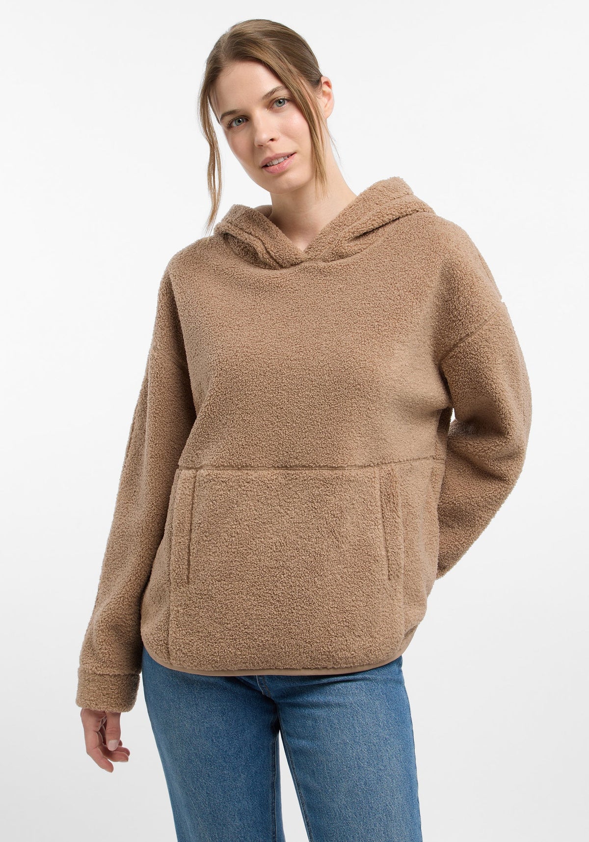 Nelia Fleece Hoodie Loose Fit Nougart