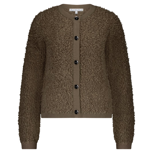 Jacket Knit Boucle Mud