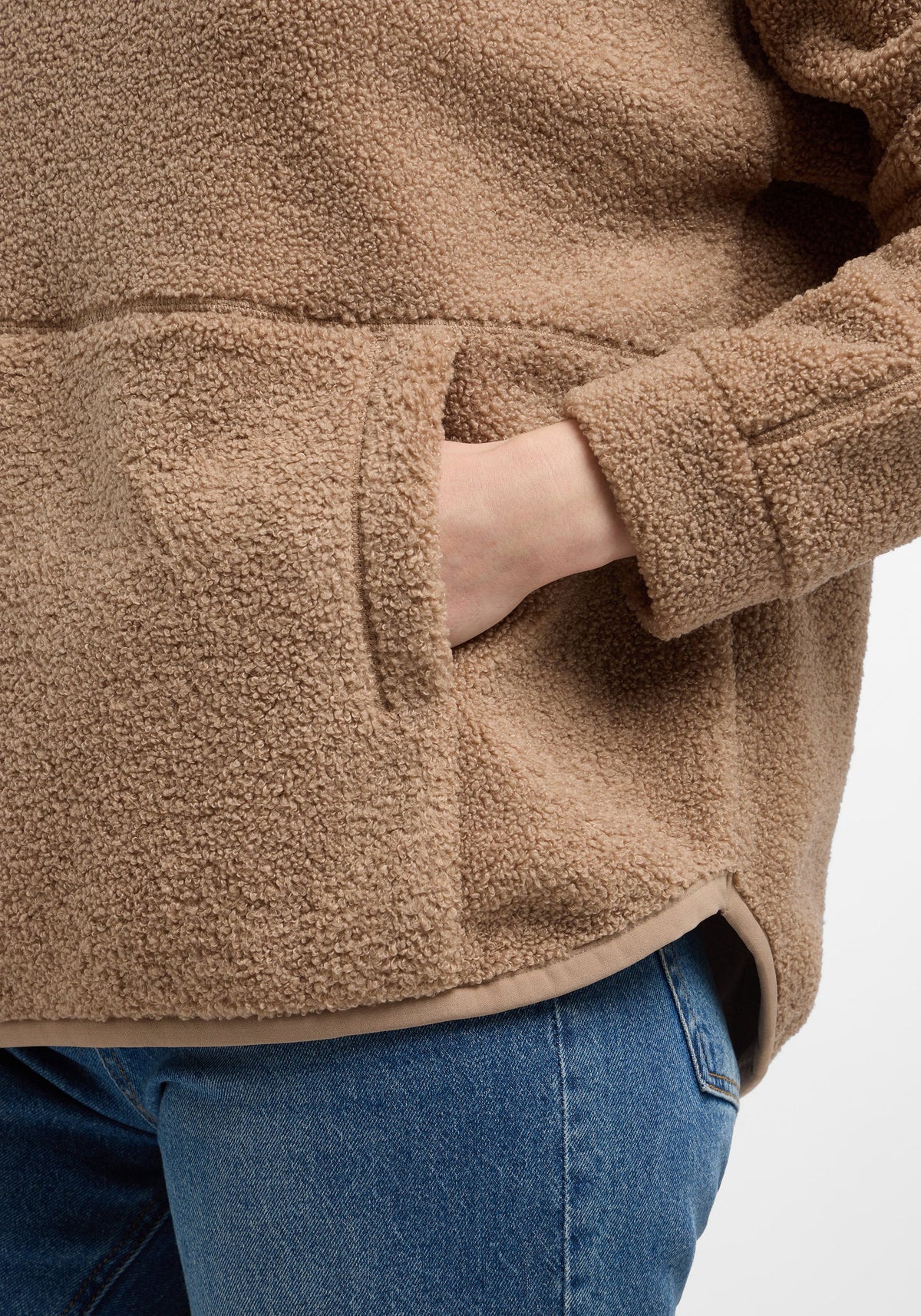Nelia Fleece Hoodie Loose Fit Nougart