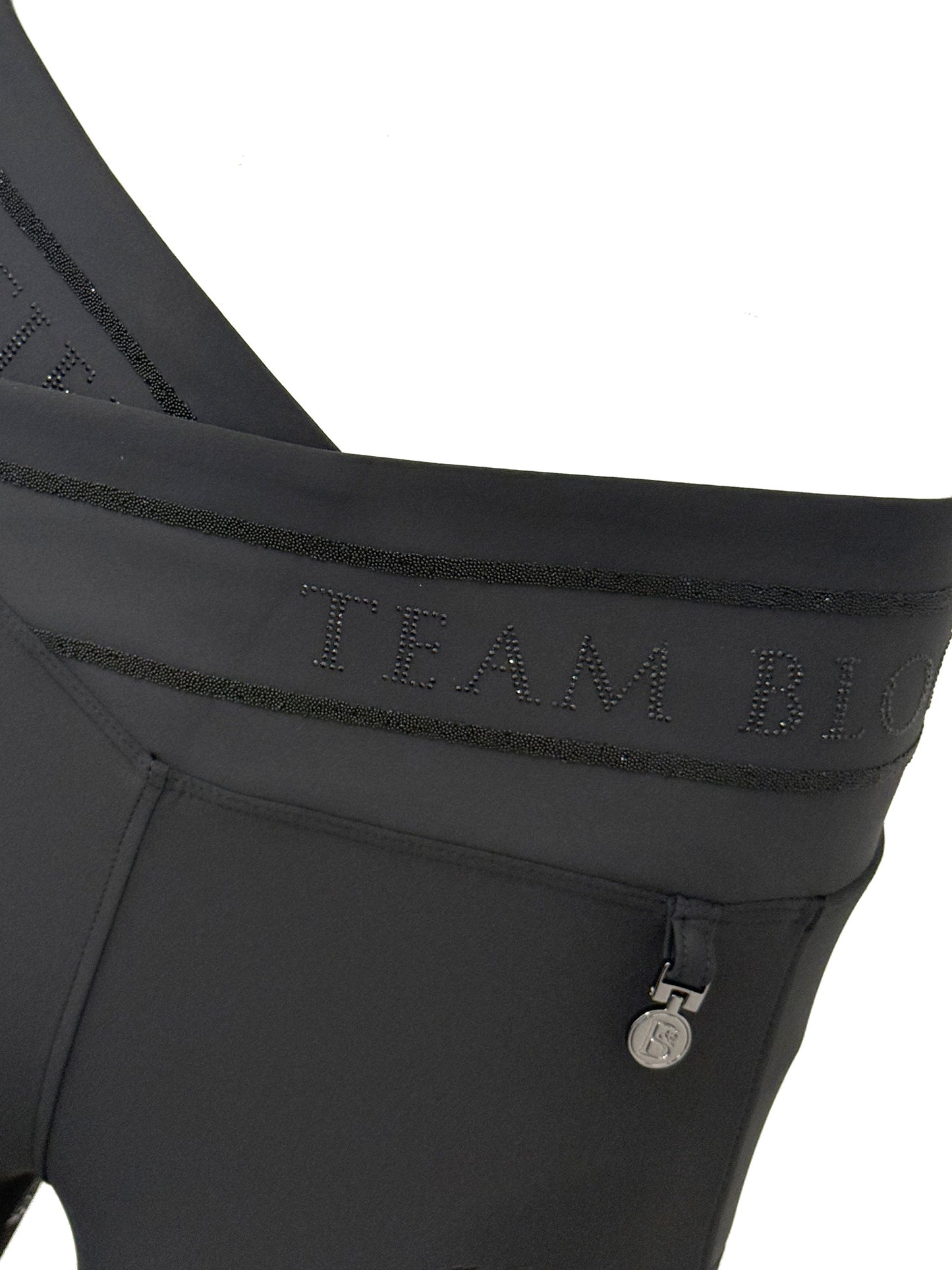 Celeste Black Crystal Leggings