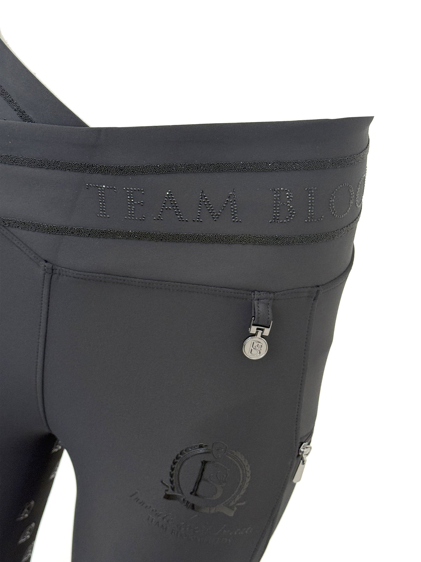 Celeste Black Crystal Leggings