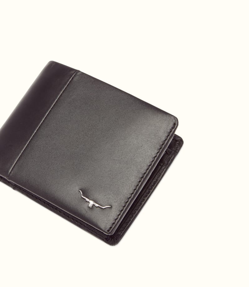 Wallet with Coin Pocket - Black