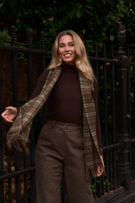 York Scarf Fern Check