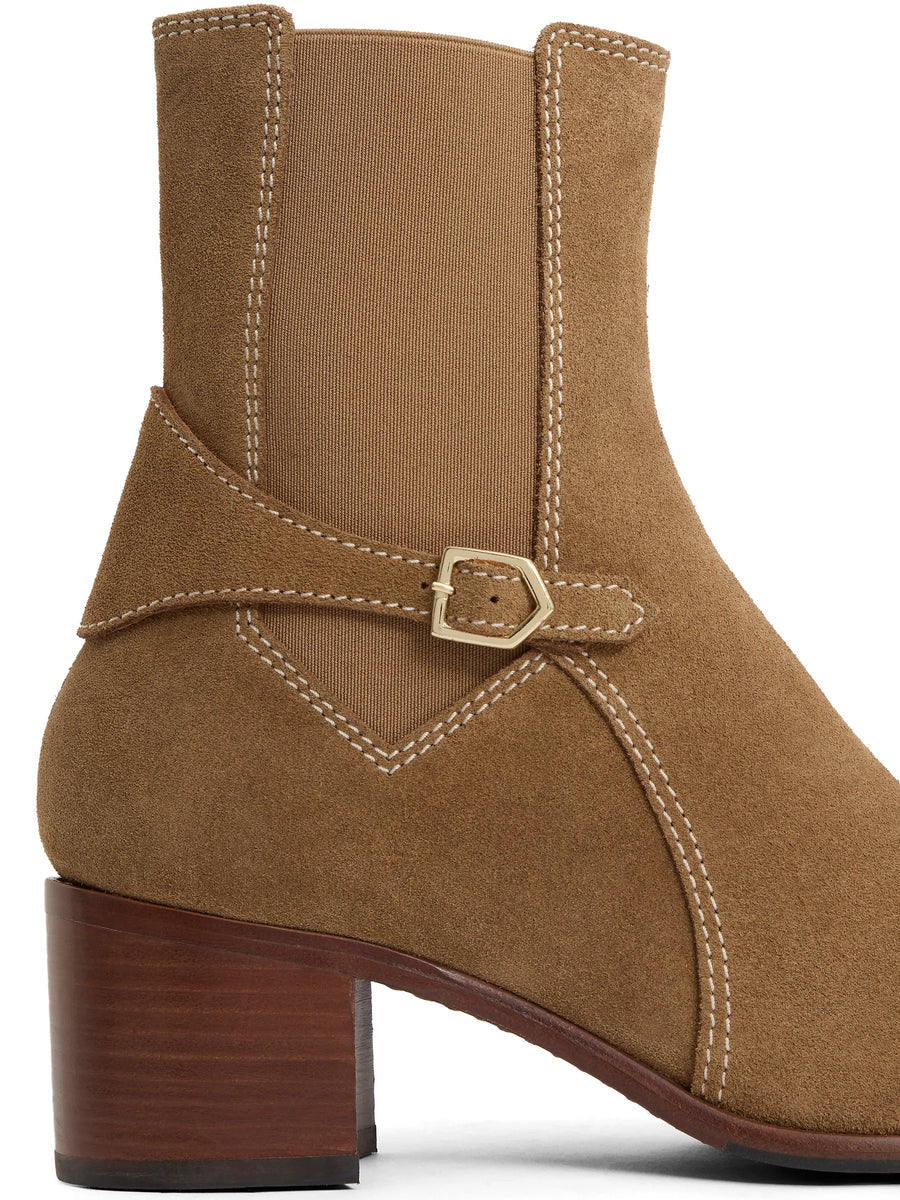 Ambleside Tan Heeled Ankle Boots