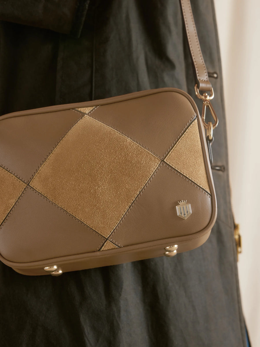 Finsbury Tan Harlequin Crossbody Bag