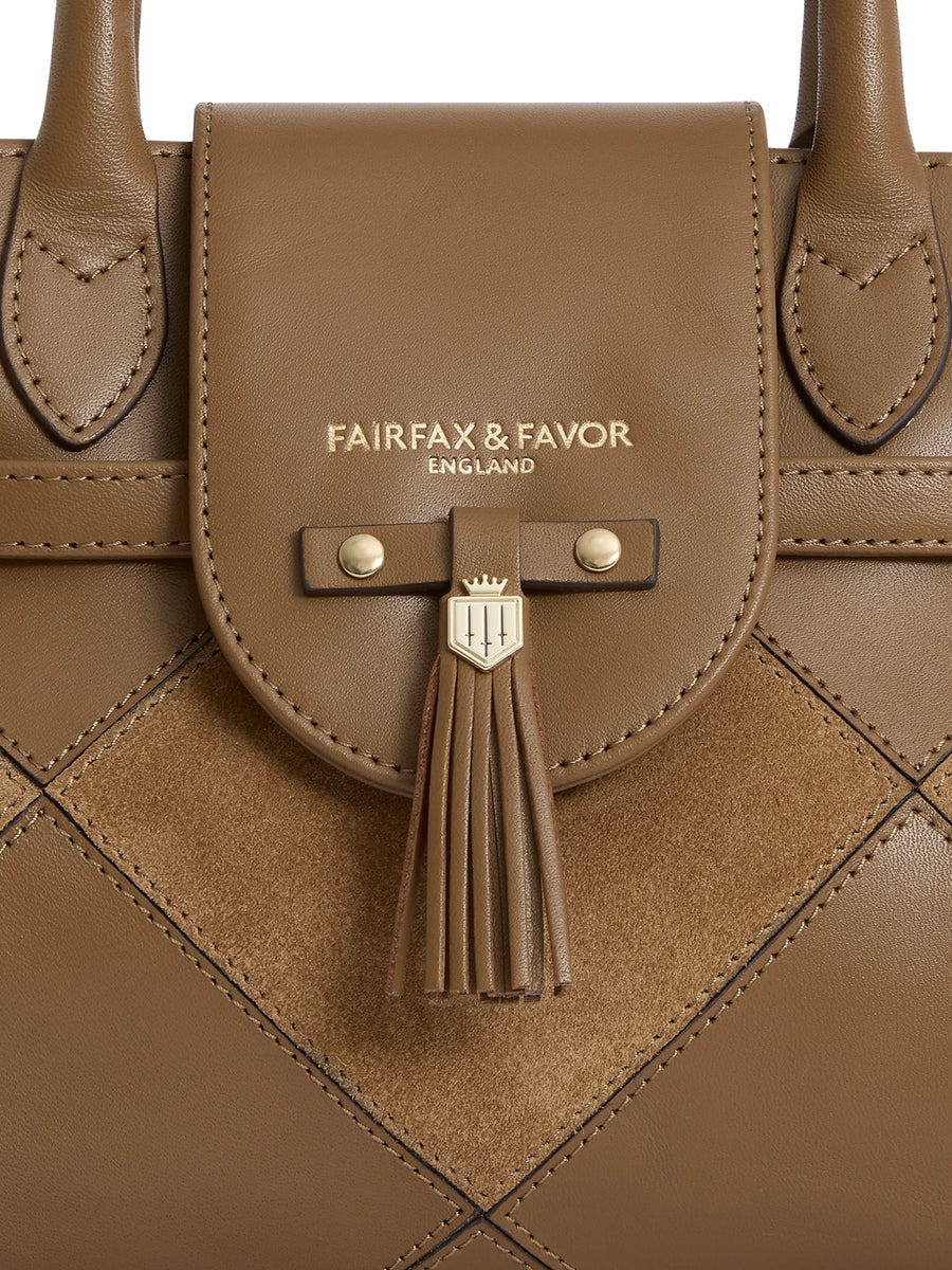 Windsor Harlequin Tan Crossbody Bag