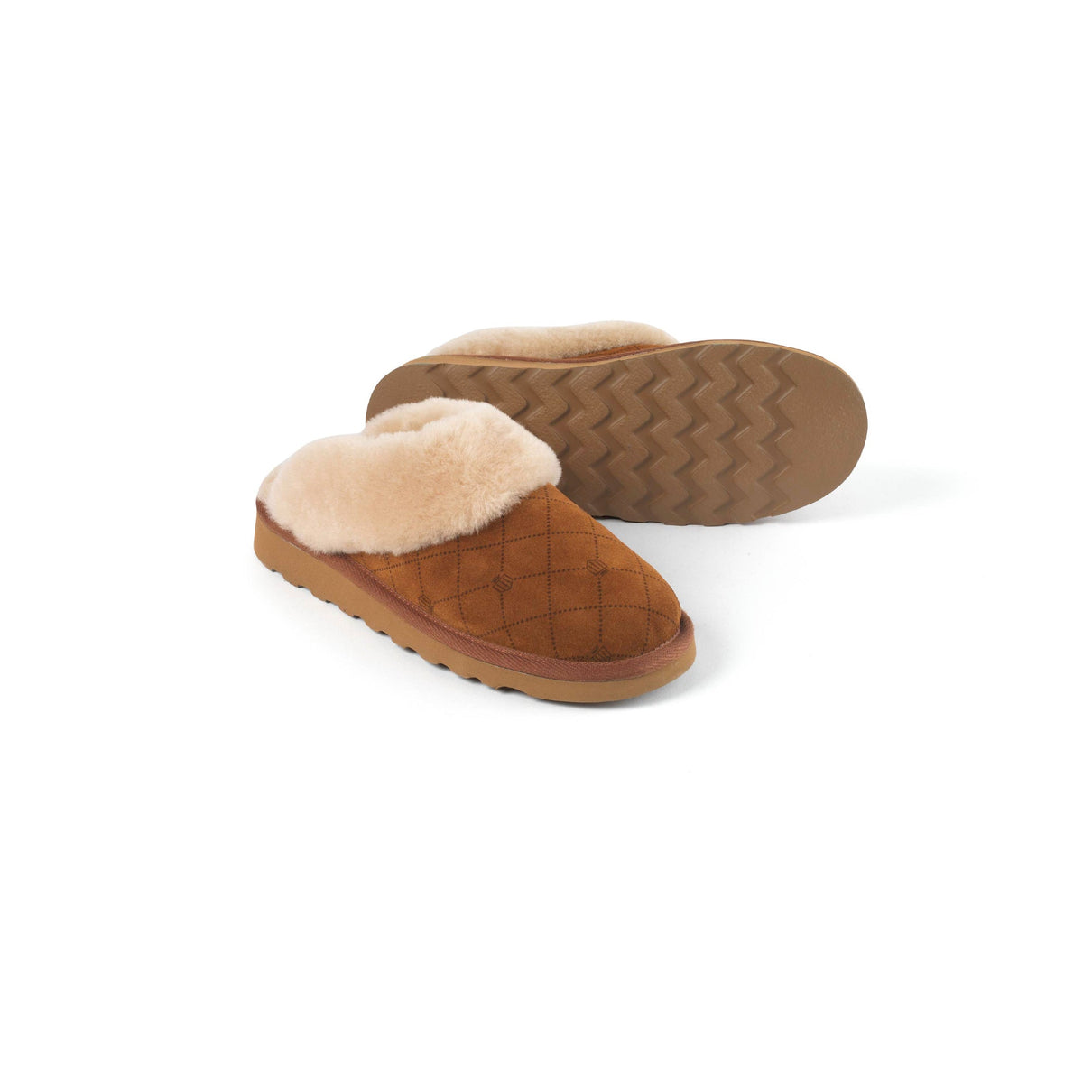 Glencoe Tan suede Slippers