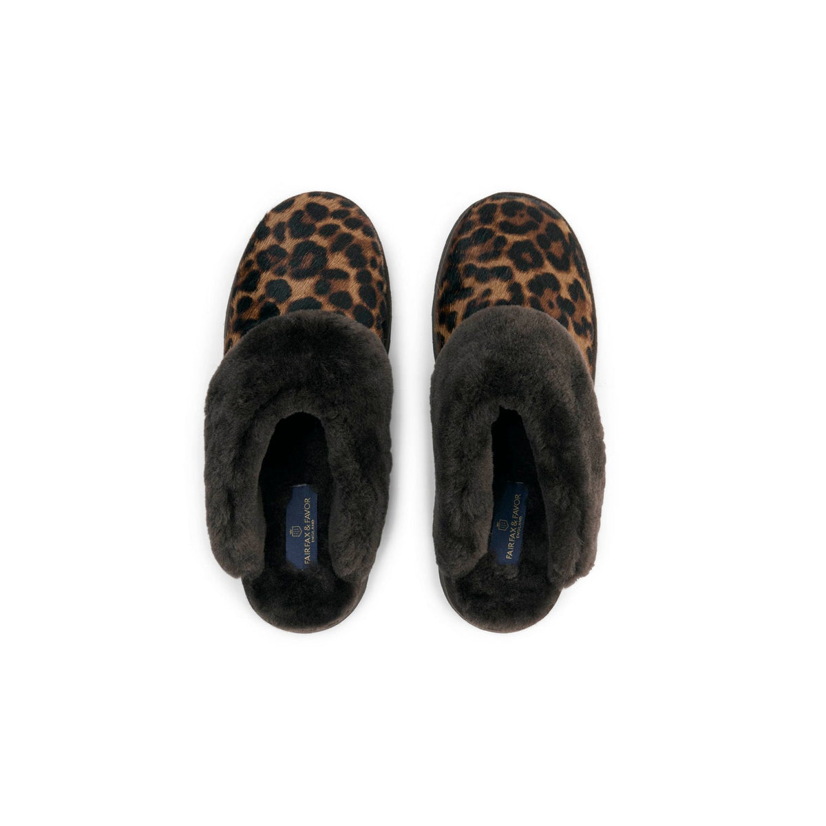 Glencoe Leopard haircalf Slippers