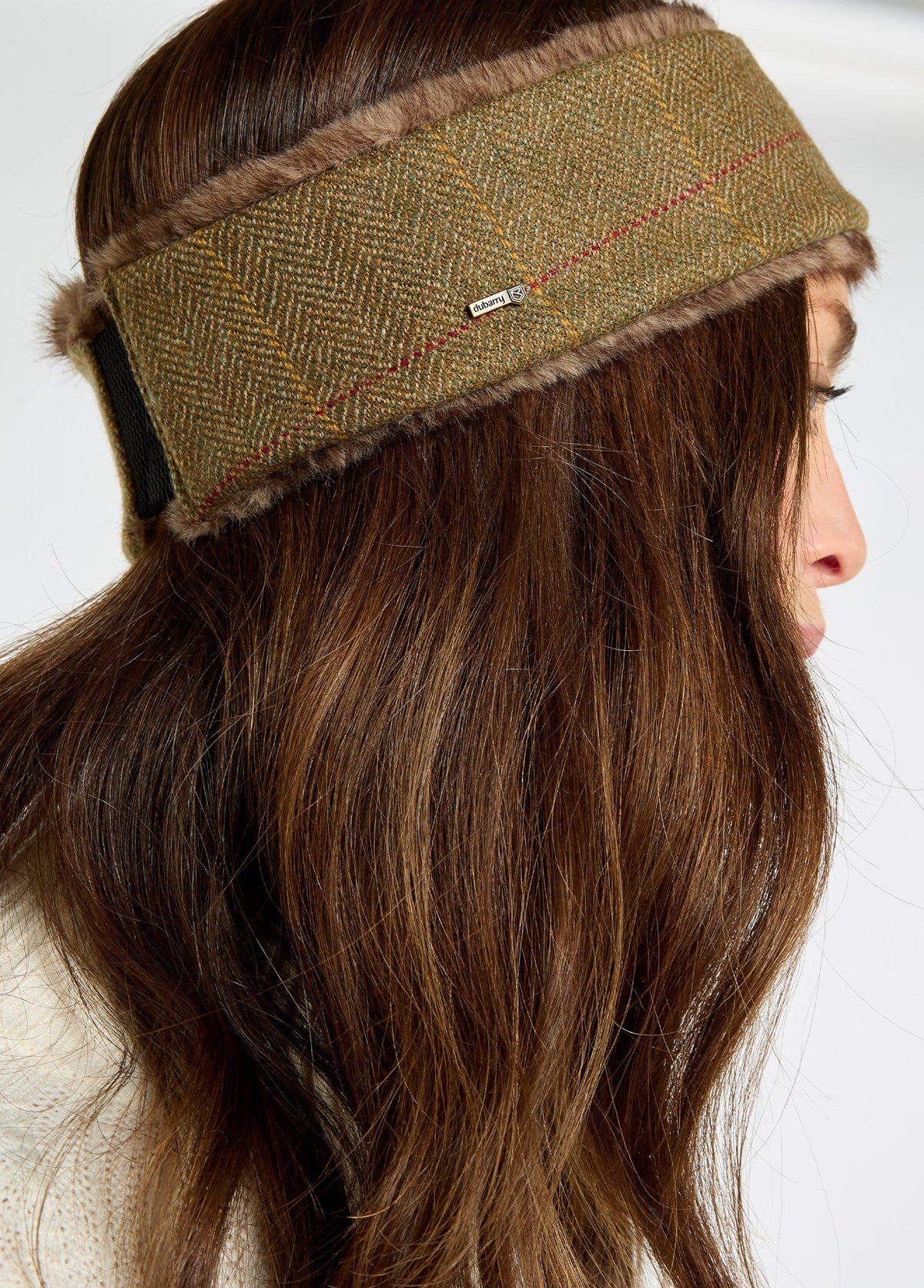 Abington Tweed Headband Elm