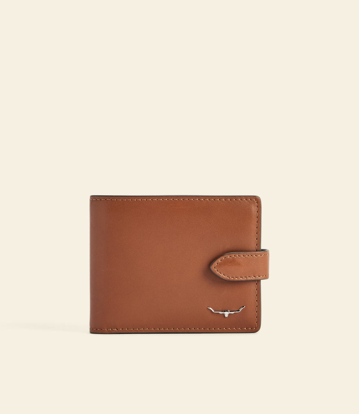 Wallet with Pocket & Tab Tan