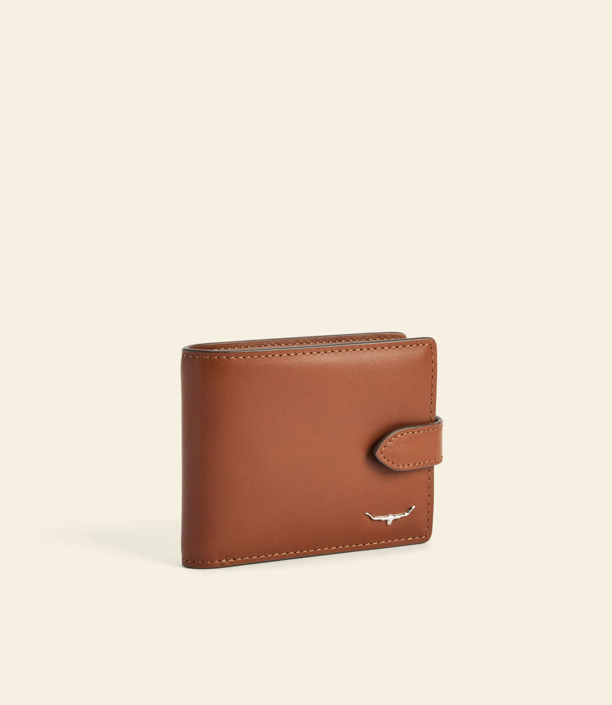 Wallet with Pocket & Tab Tan