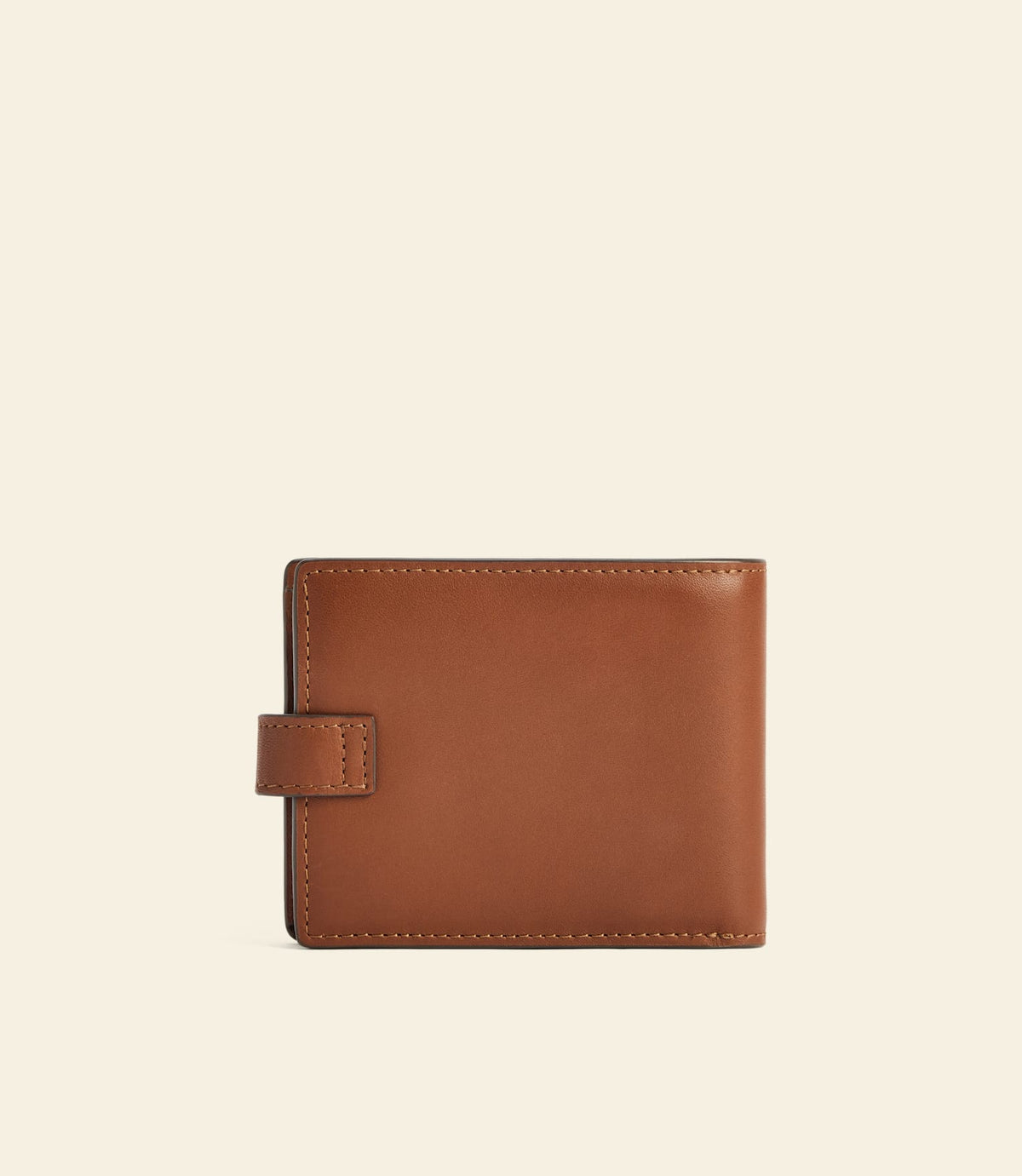 Wallet with Pocket & Tab Tan