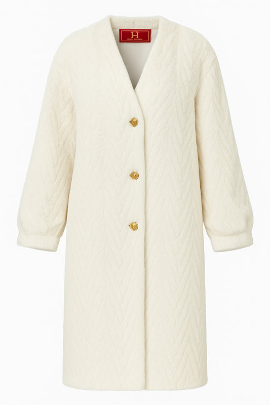 The Balmoral Coat Ivory
