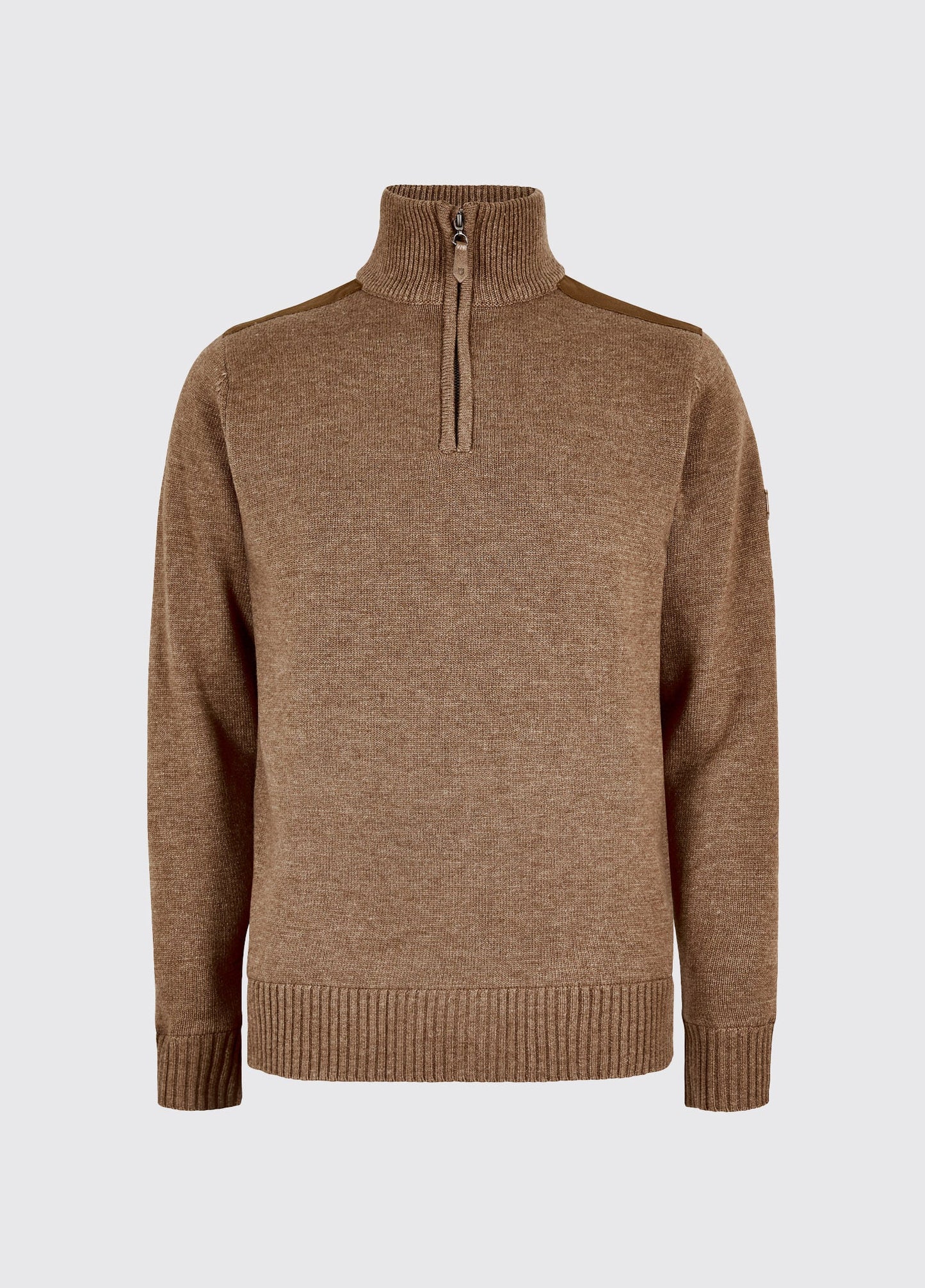 Doherty Mens Zip Neck weater- Elk