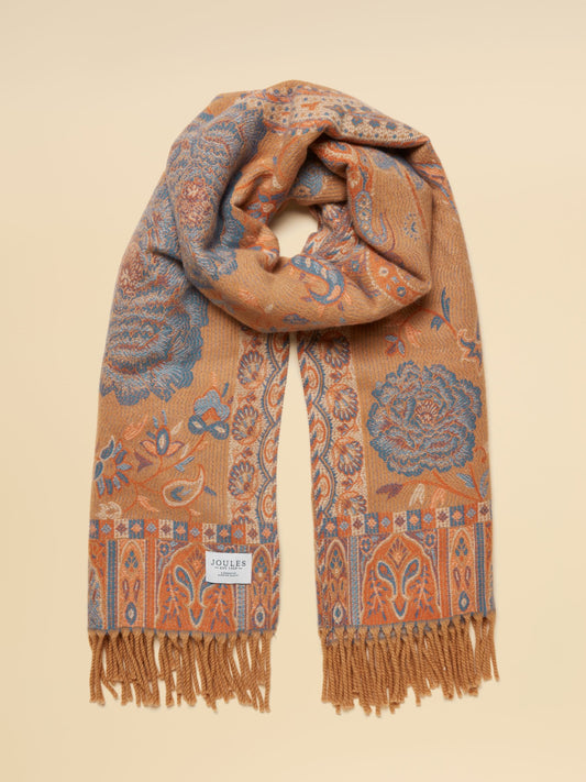 Erin Neutral Jacquard Scarf