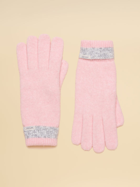 Popley Pink/Grey Gloves