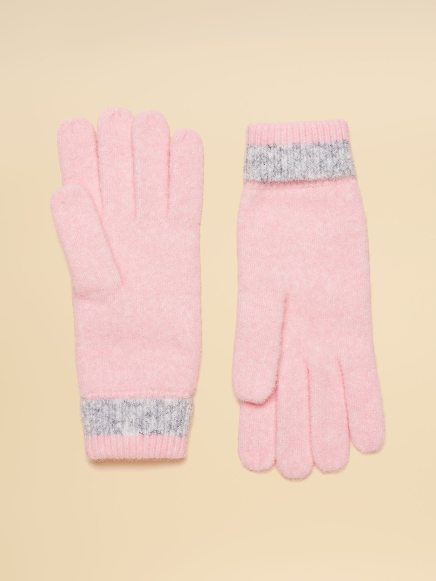 Popley Pink/Grey Gloves