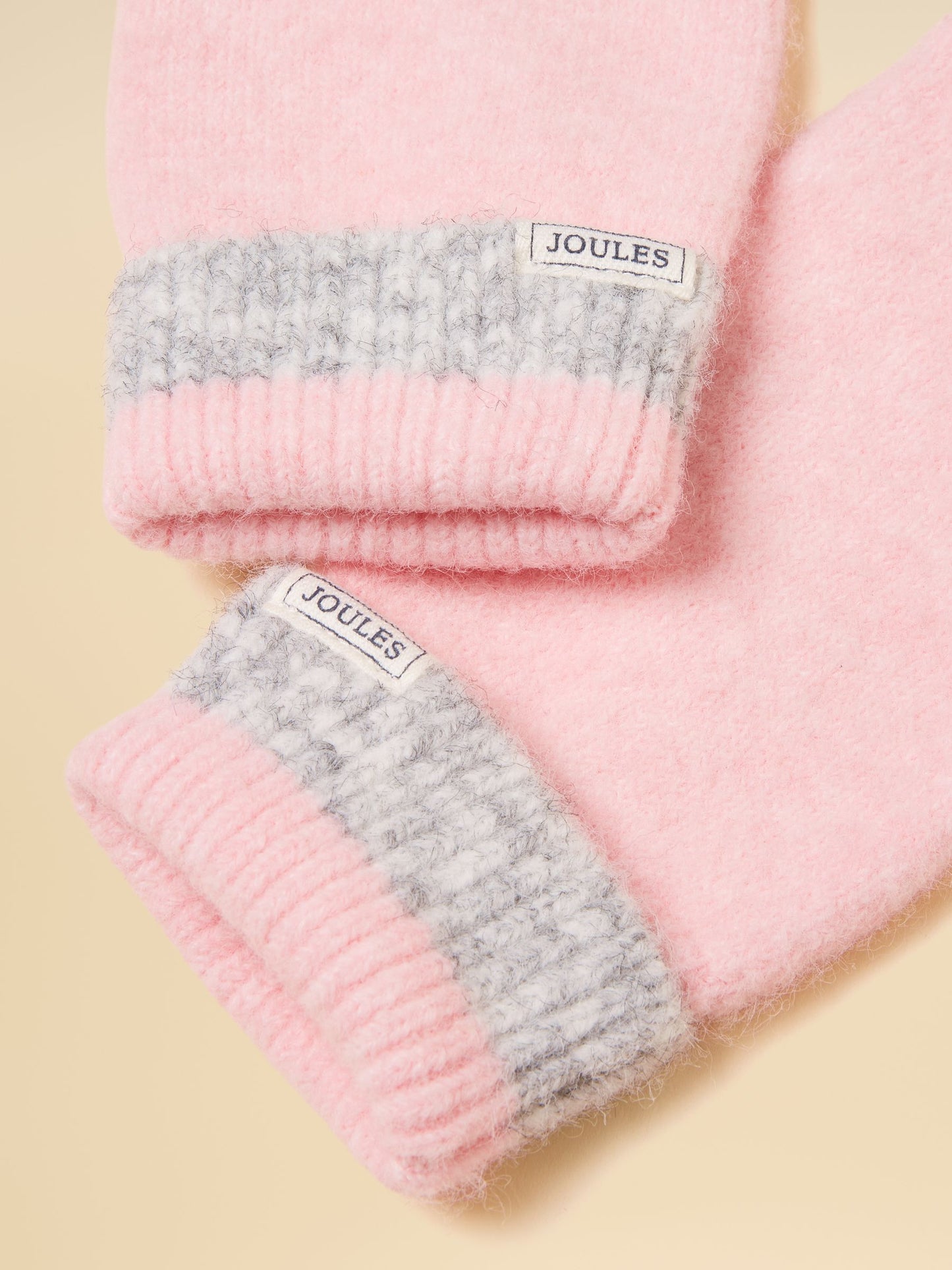 Popley Pink/Grey Gloves