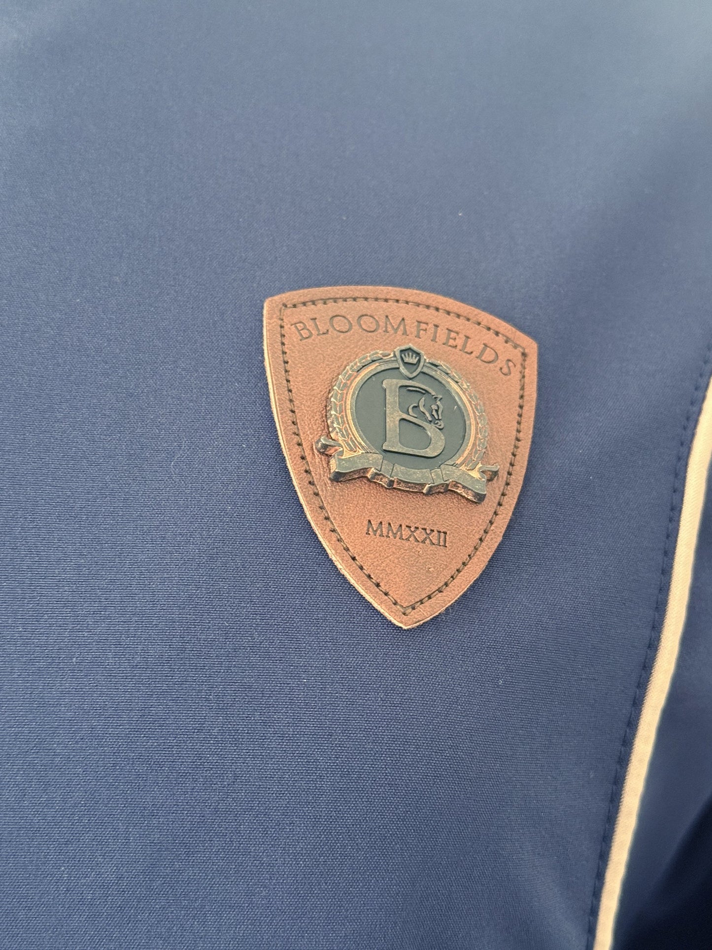 Faye Navy Long Rain Coat