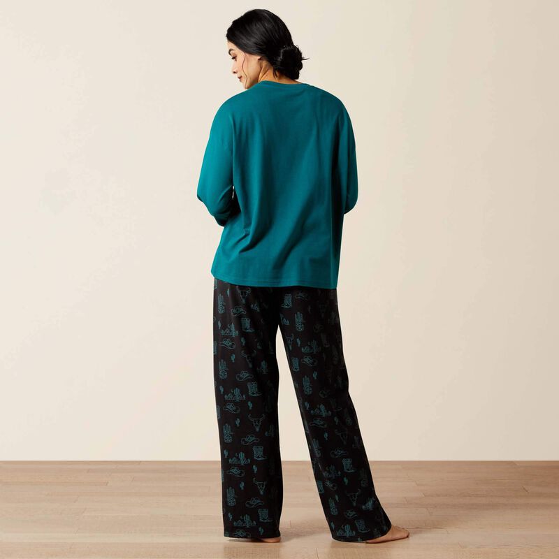 Dreams Pyjama Set Deserted Print