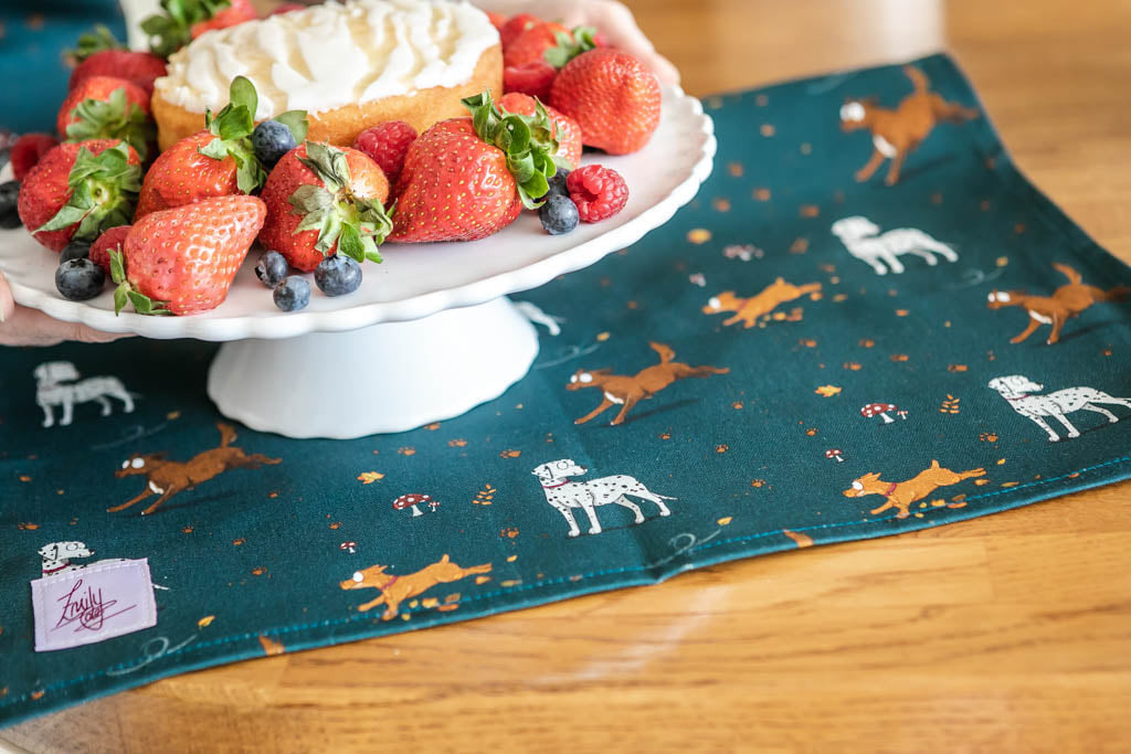 ‘Muddy Paws’ Tea Towel