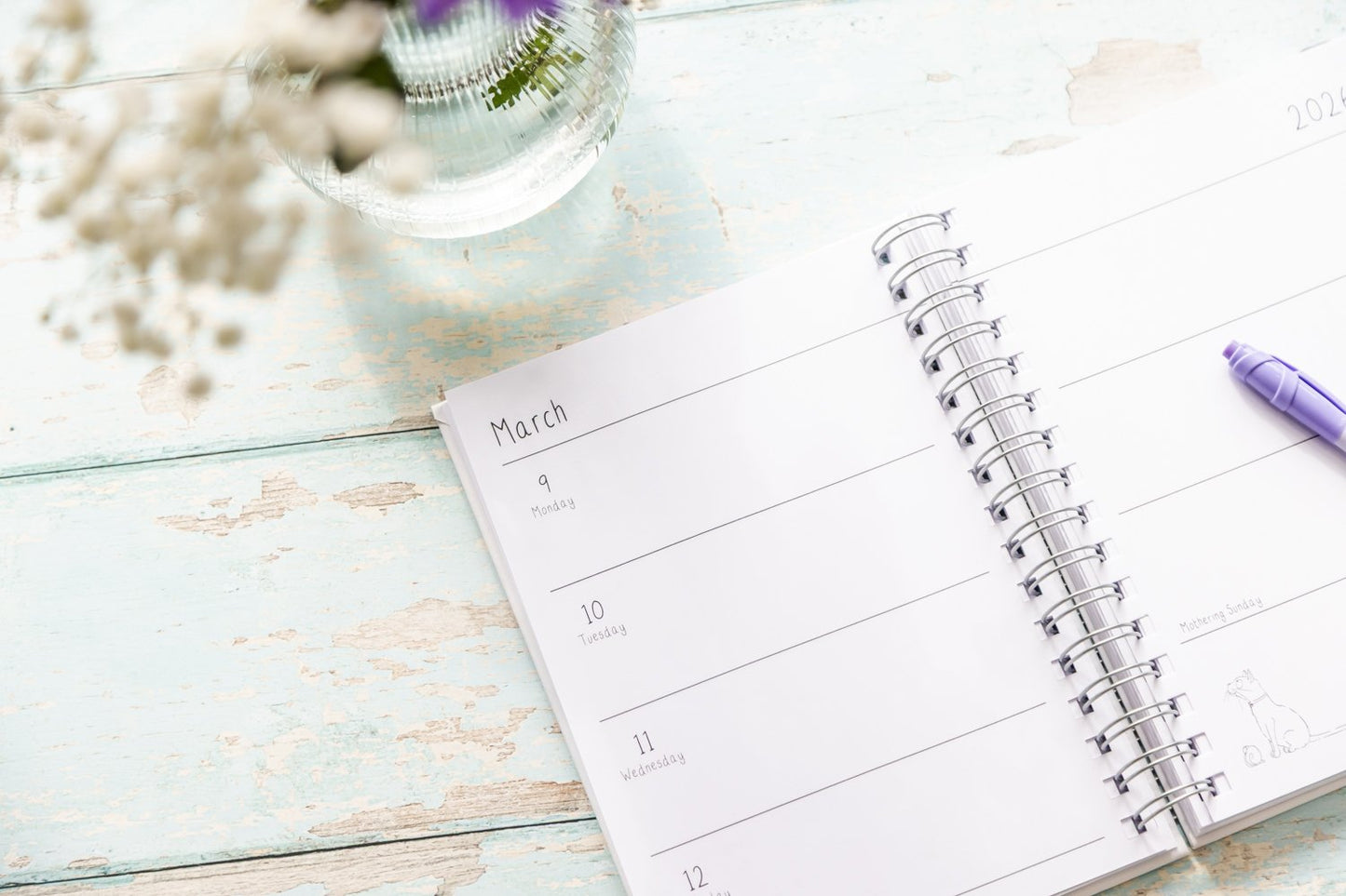 2026 A5 Ringbound Diary