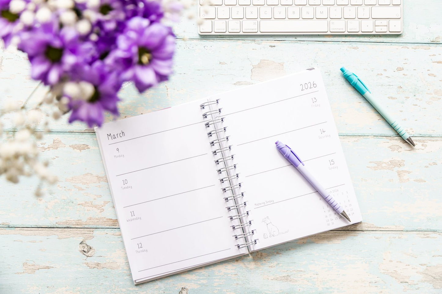 2026 A5 Ringbound Diary