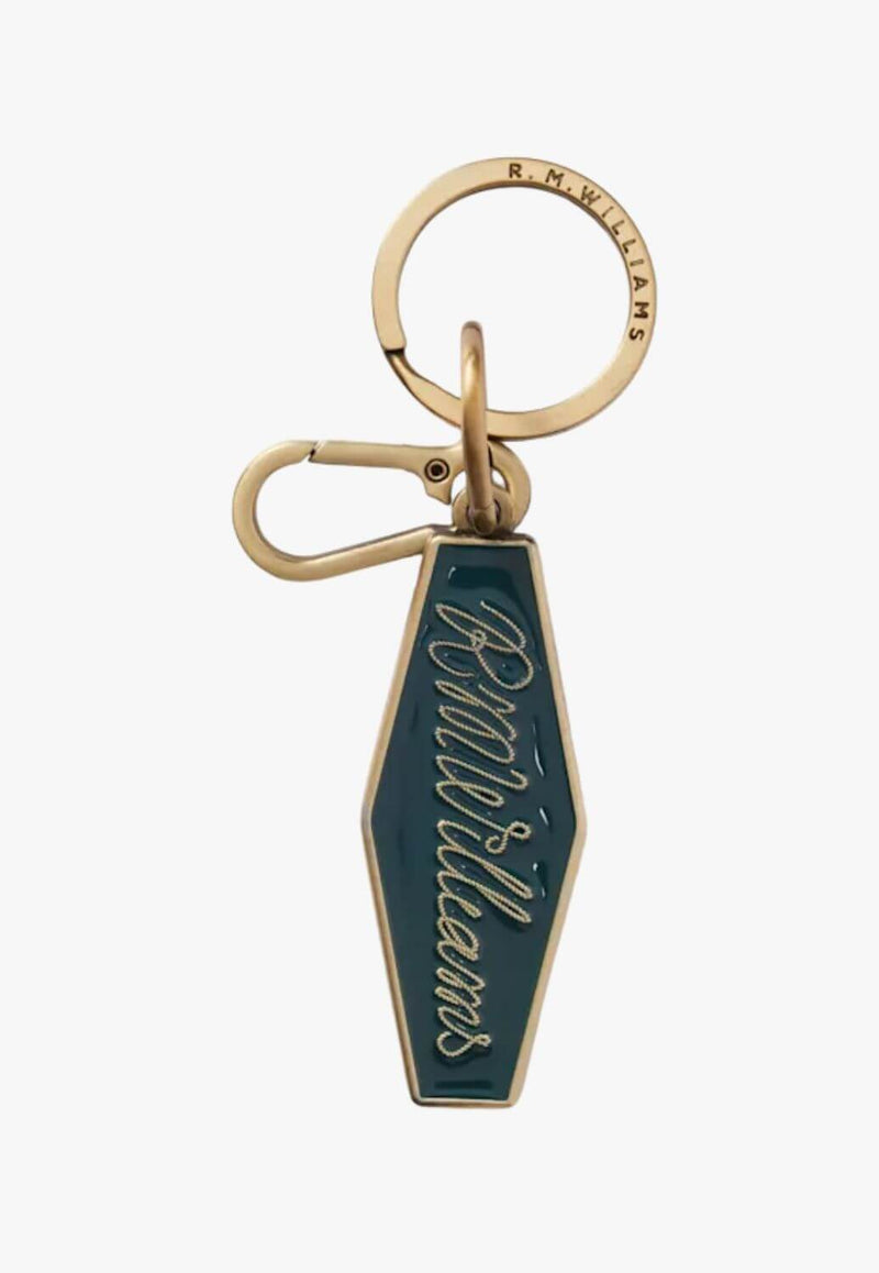 Rope Logo Enamel Keyring Pine