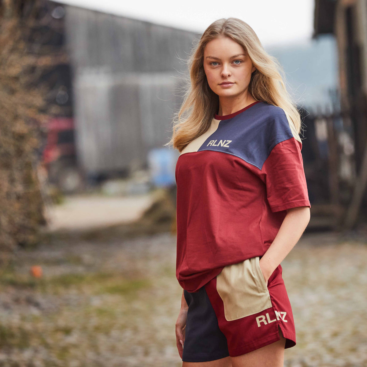 Unisex Backslider Shorts Navy Multi