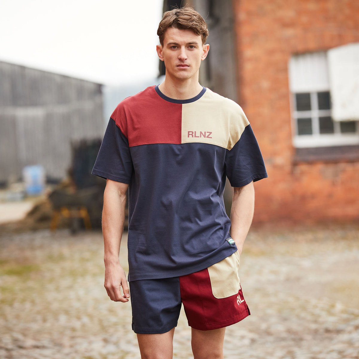 Unisex Backslider Shorts Navy Multi