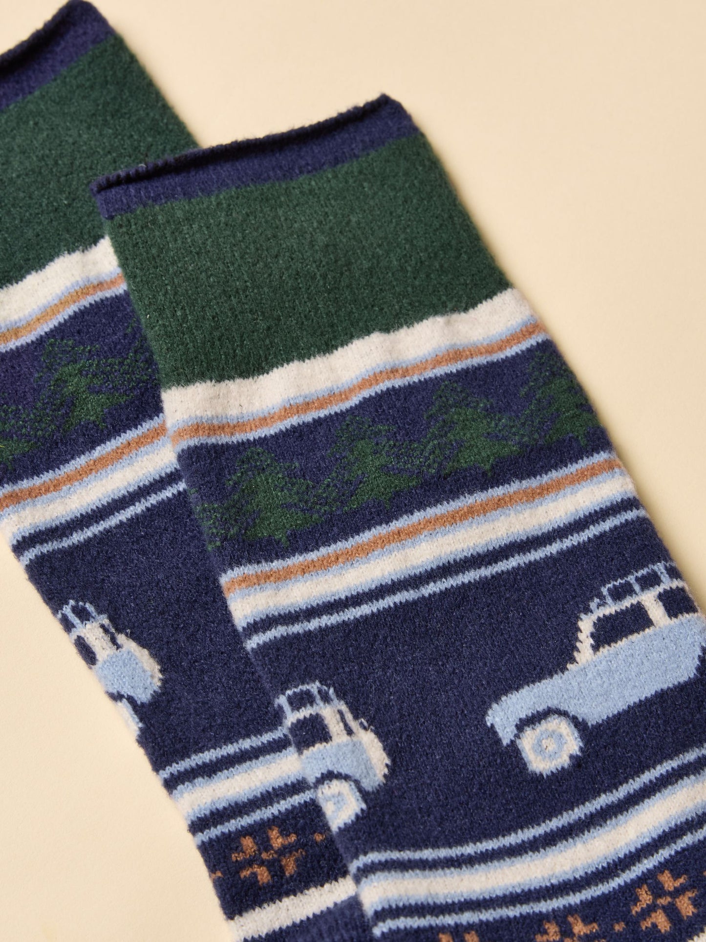 Men's Weston Navy Fair Isle Sock