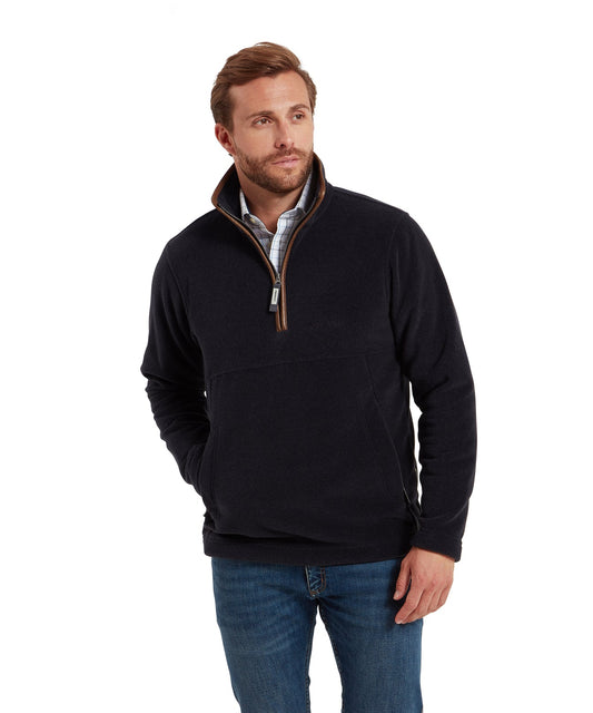 Berkeley Quarter Zip Fleece Gun Metal