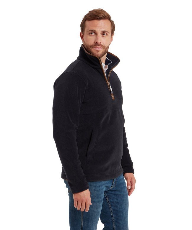 Berkeley Quarter Zip Fleece Gun Metal