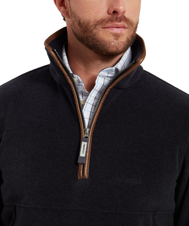 Berkeley Quarter Zip Fleece Gun Metal