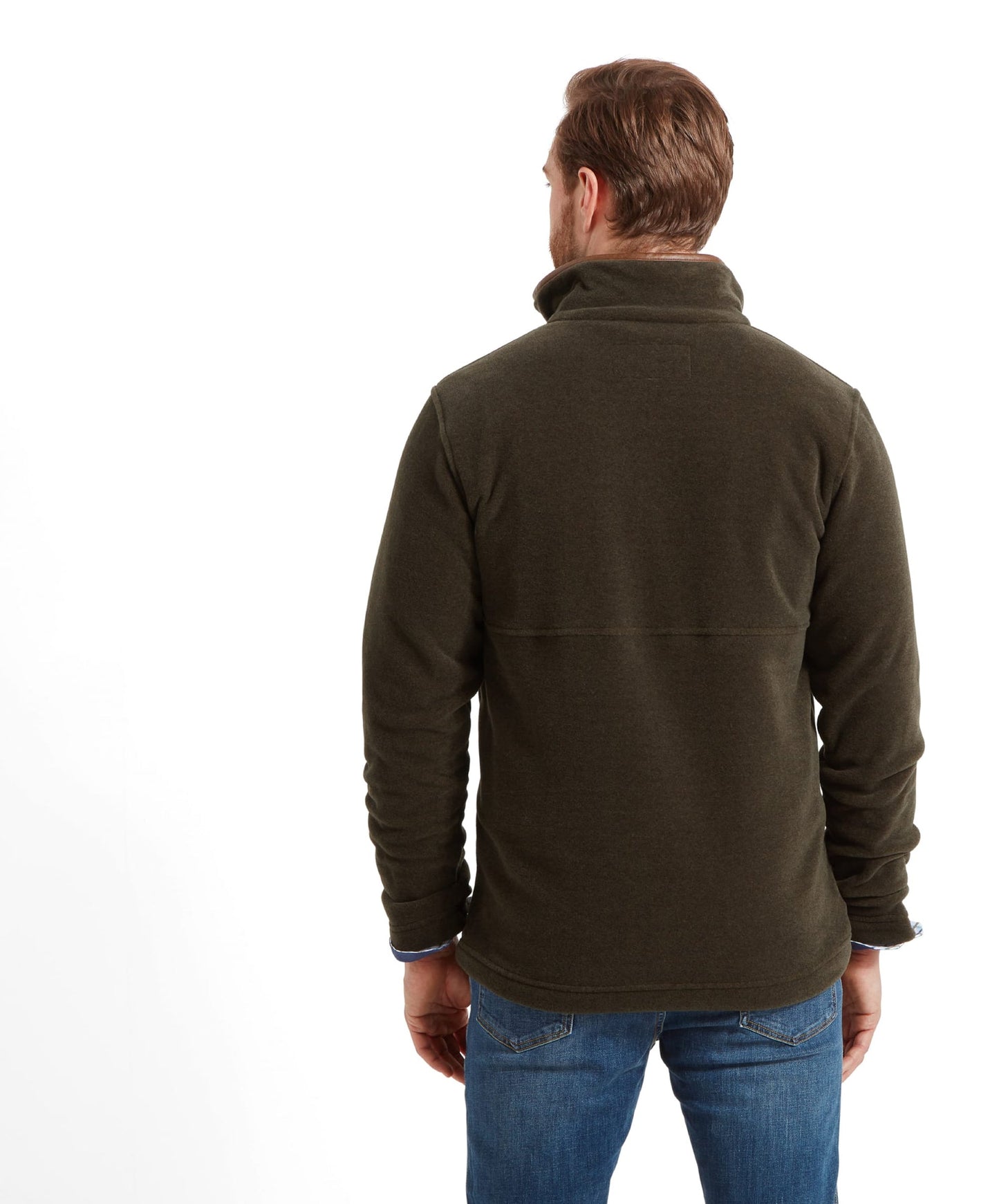 Berkeley Quarter Zip Fleece Dark Olive