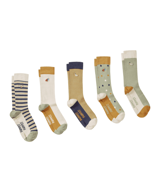 Men's Bamboo Socks (Box of 5) Game Bird