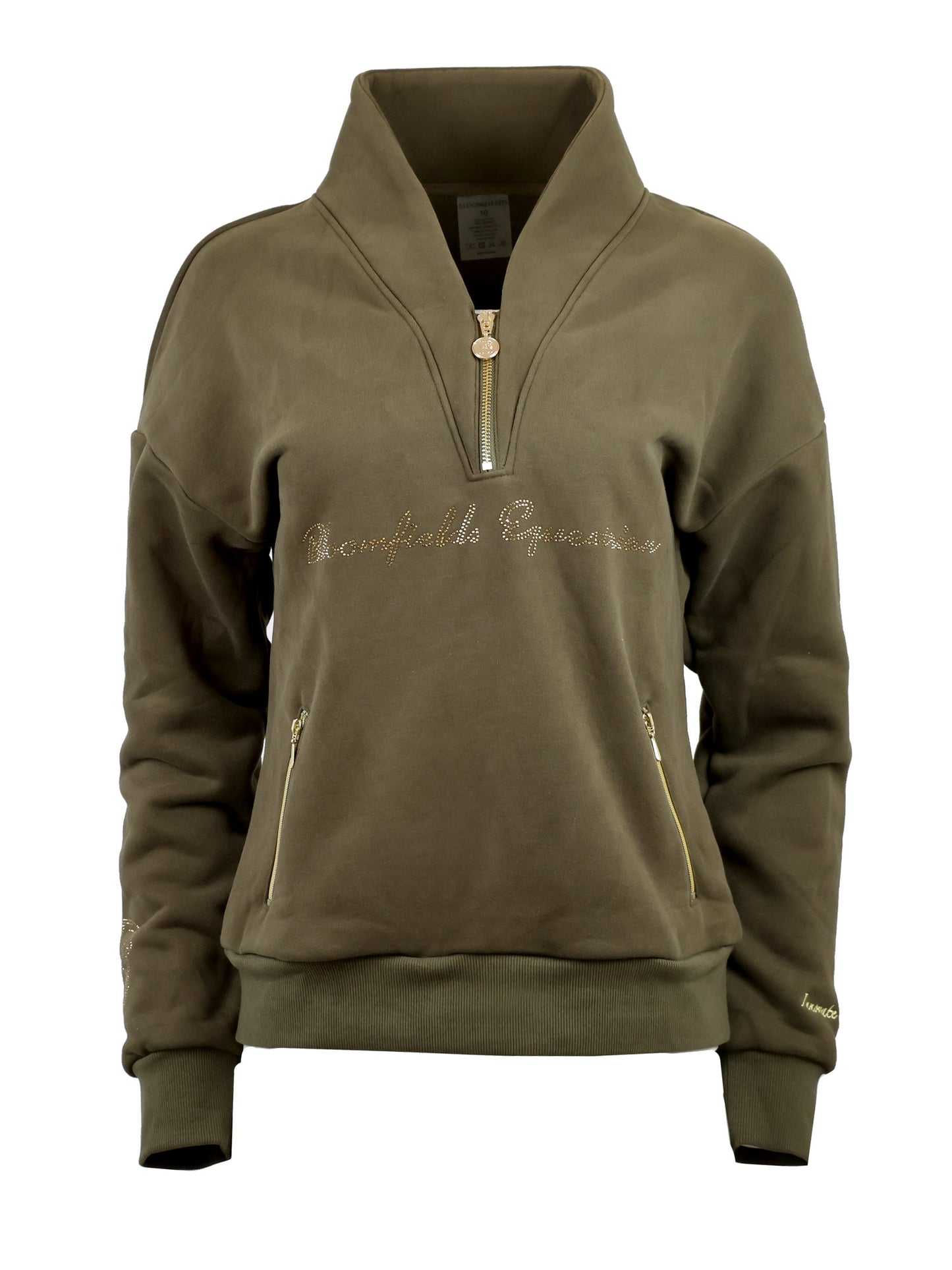 Vanessa V Neck Top In Olive