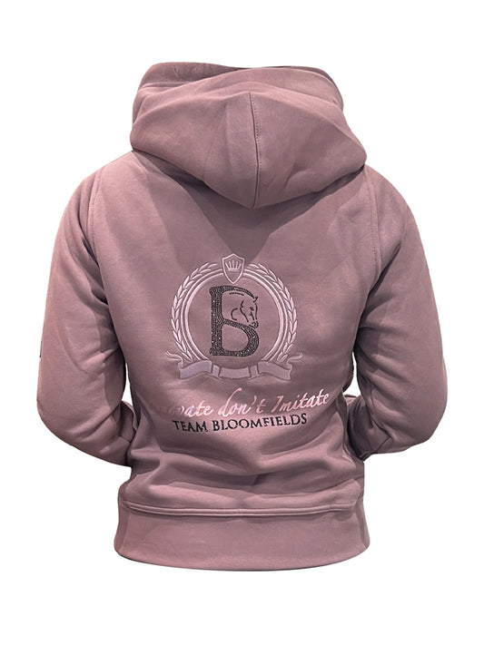 Adele Cross Necked Hoodie Heather