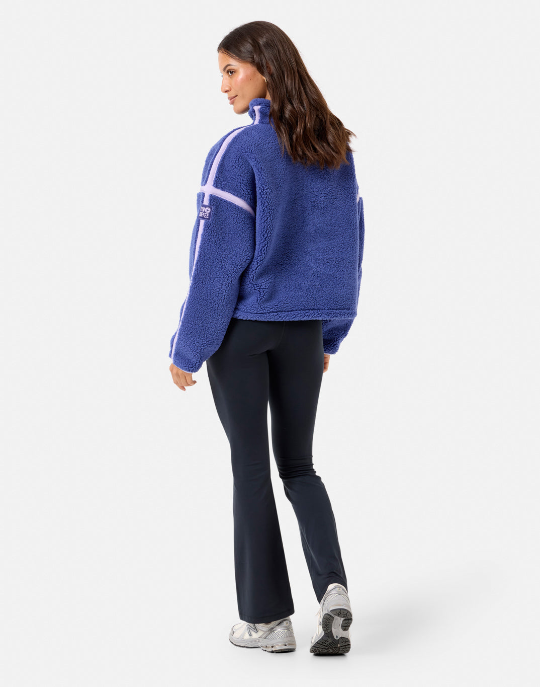 Industry Fleece Half Zip Violet Smoke