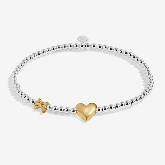Birth Month A Little 'January' Bracelet in Silver and Gold Plating