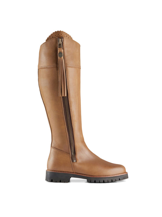 The Explorer Women's Waterproof Boot - Oak Leather, Sporting Calf