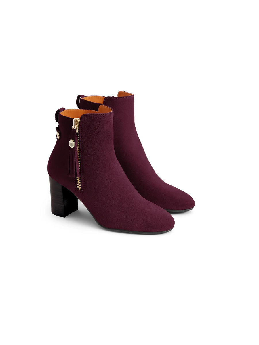 OAKHAM
Elderberry Heeled Ankle Boots